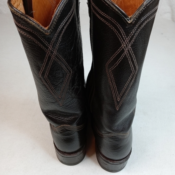 Texas Brand Mens Size 8.5  D black Genuine Water B main image 8